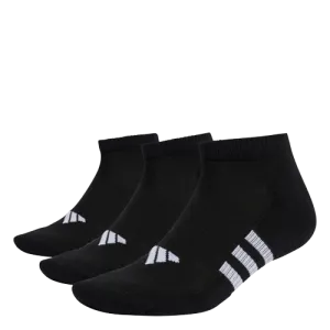 ADIDAS PERFORMANCE CUSHIONED LOW SOCKS 3 PAIRS - BLACK