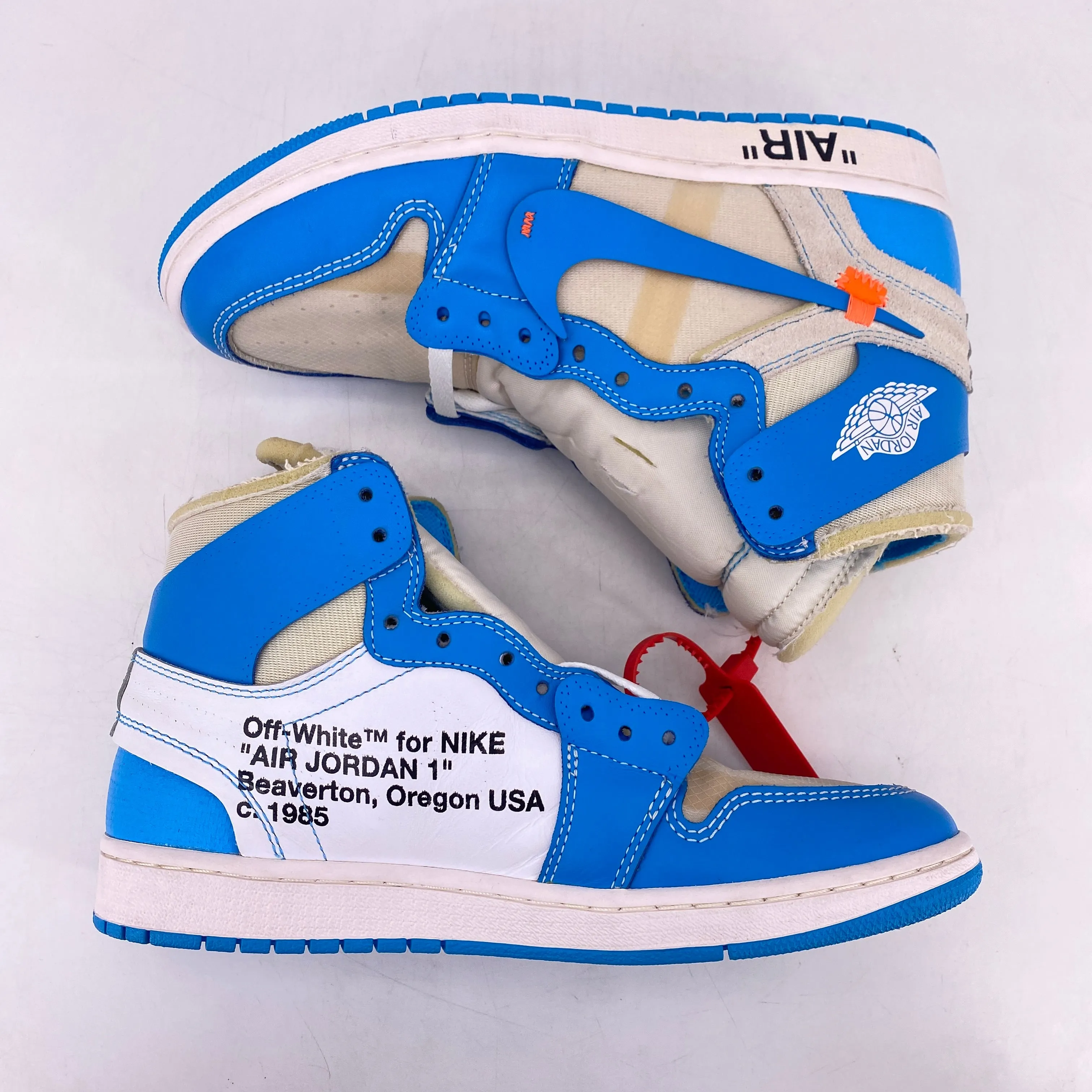 Air Jordan 1 Retro High OG "Off White Unc" 2017 Used Size 9
