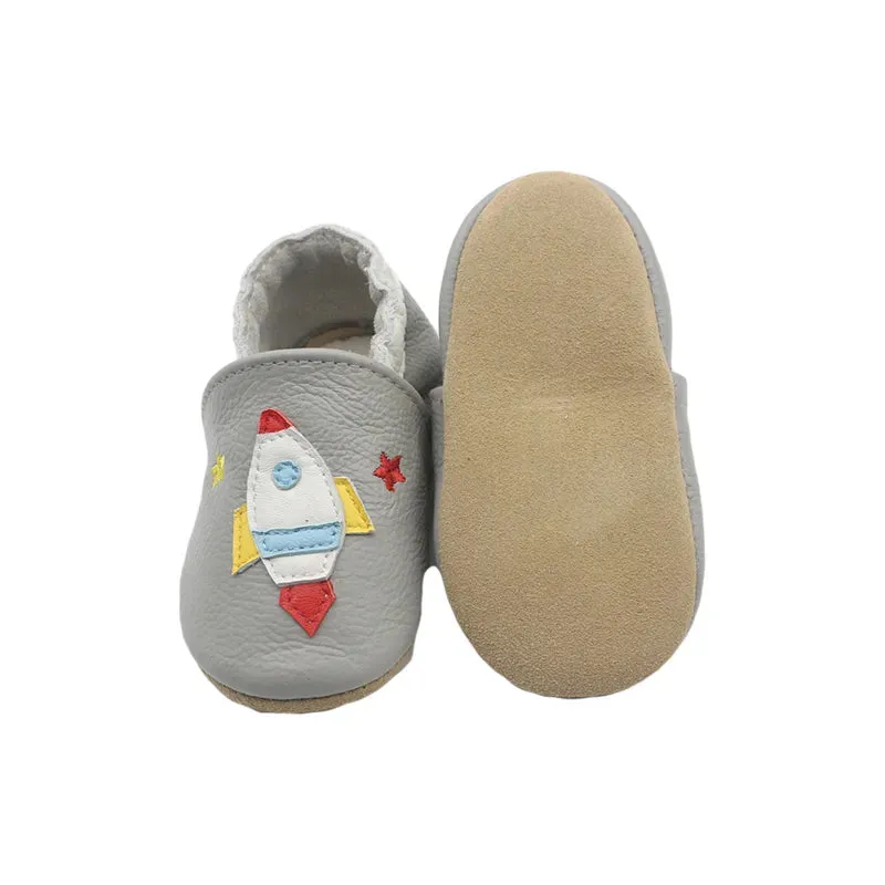 Baby Soft Cow Leather Newborn Booties for Babies Girls Infant Toddler Shoes - TGSH50685