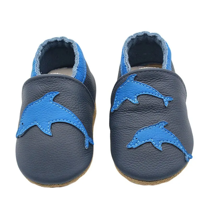 Baby Soft Cow Leather Newborn Booties for Babies Girls Infant Toddler Shoes - TGSH50685