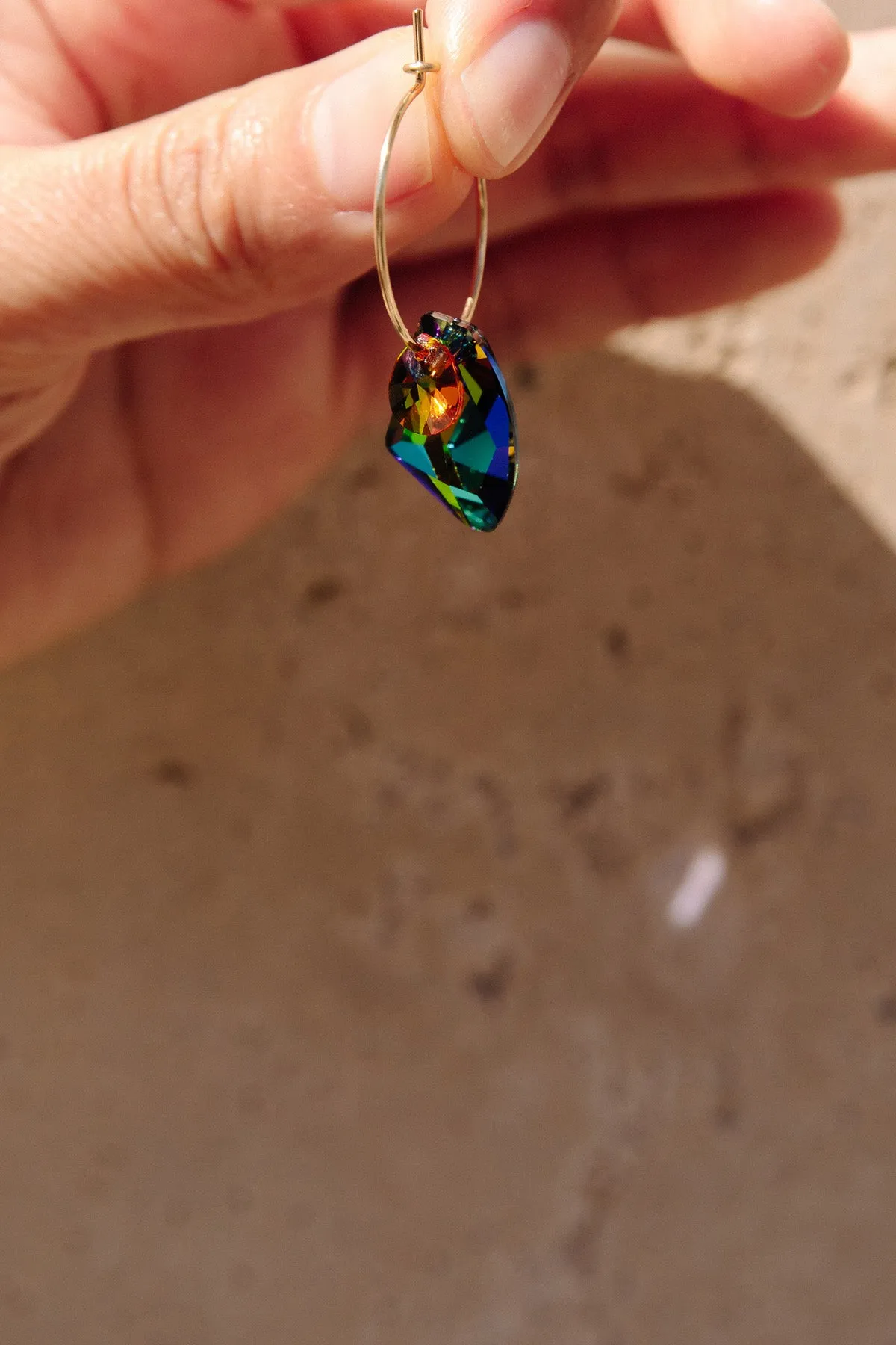 Bird of Paradise Earrings - Mandarin