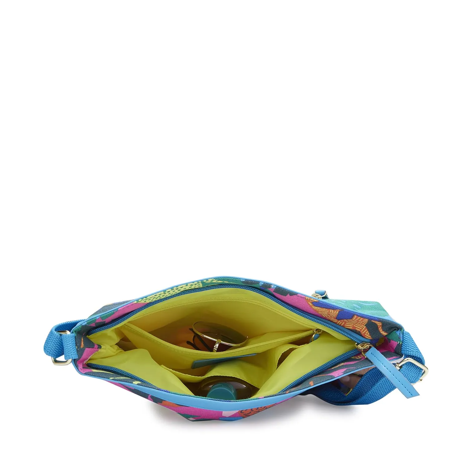 Caprese womens OCTAVIA SB Large INDIGO I Sling Bag
