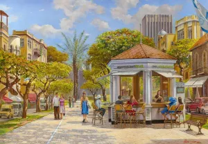 Coffee time on Rothschild street
