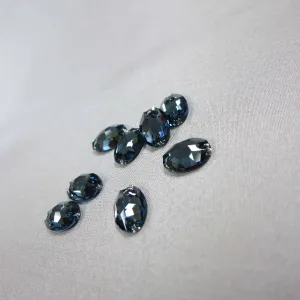Denim Blue Swarovski Elements Stones 10x7MM