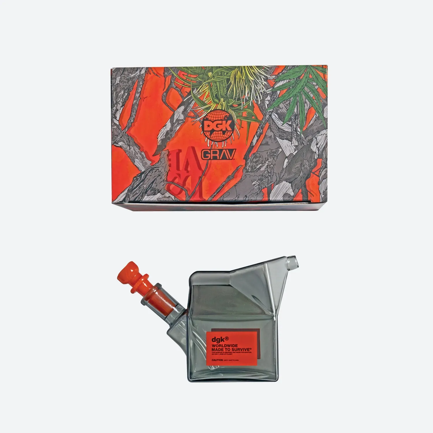 Dgk x Grav Milk Carton Bubbler