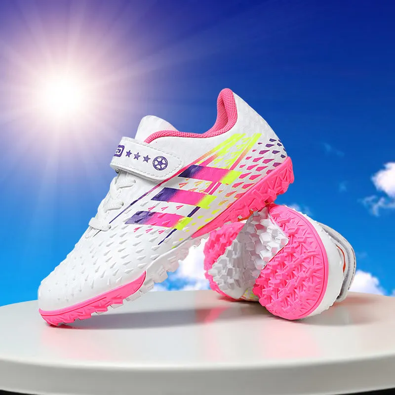 Magic Tape Kids' Soccer Shoes, TF Studs, Boys and Girls