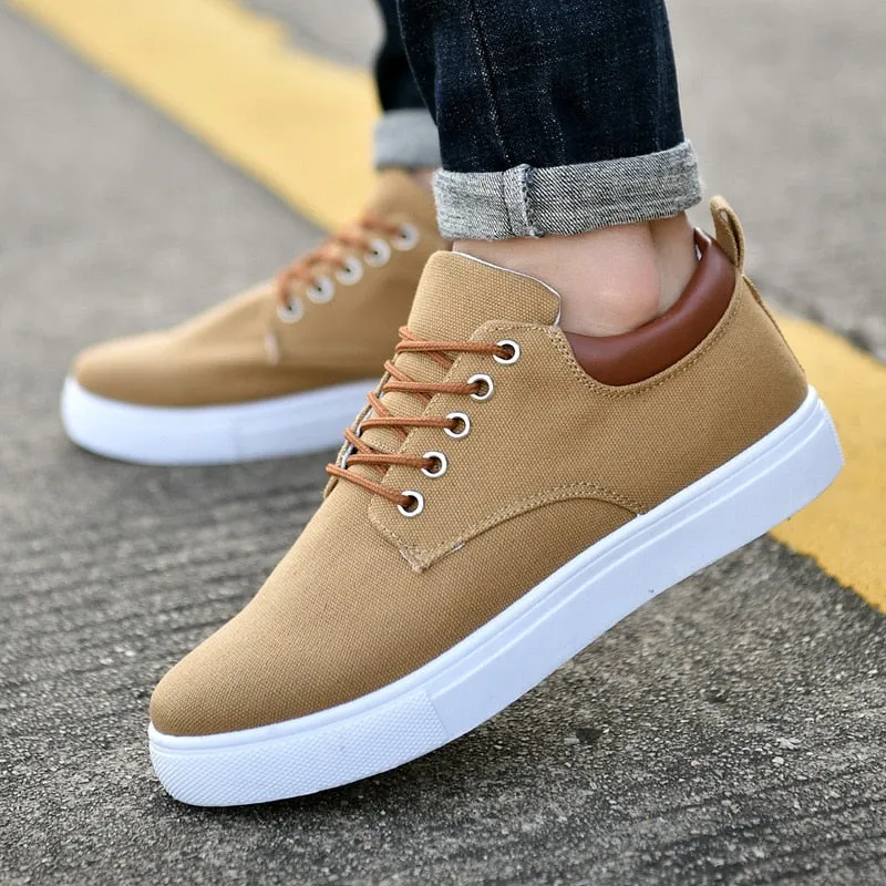 Men Canvas Shoe Casual Sneaker Comfortable Male Flats Loafers - MCS50328