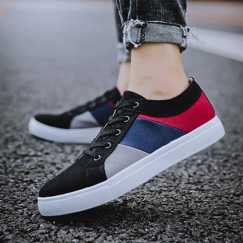 Men Canvas Shoe Casual Sneaker Comfortable Male Flats Loafers - MCS50328