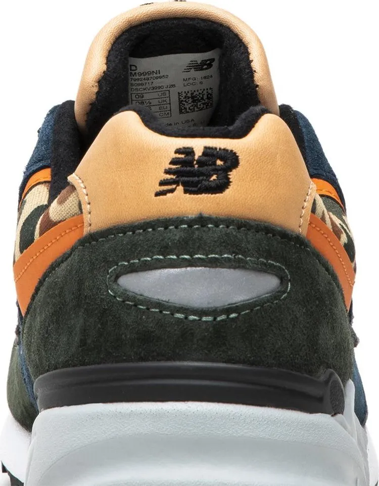 New Balance 999 'Duck Camo' Sneakers, Green