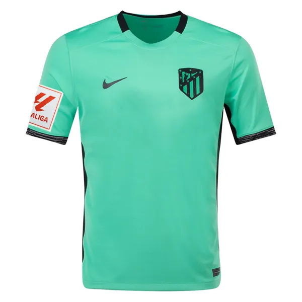 Nike Atletico Madrid Marcos Llorente Third Jersey w/ La Liga Patch 23/24 (Spring Green/Black)