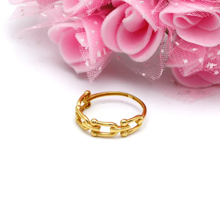 Real Gold GZTF Hardware Ring 0372/4Y (SIZE 6) R1960