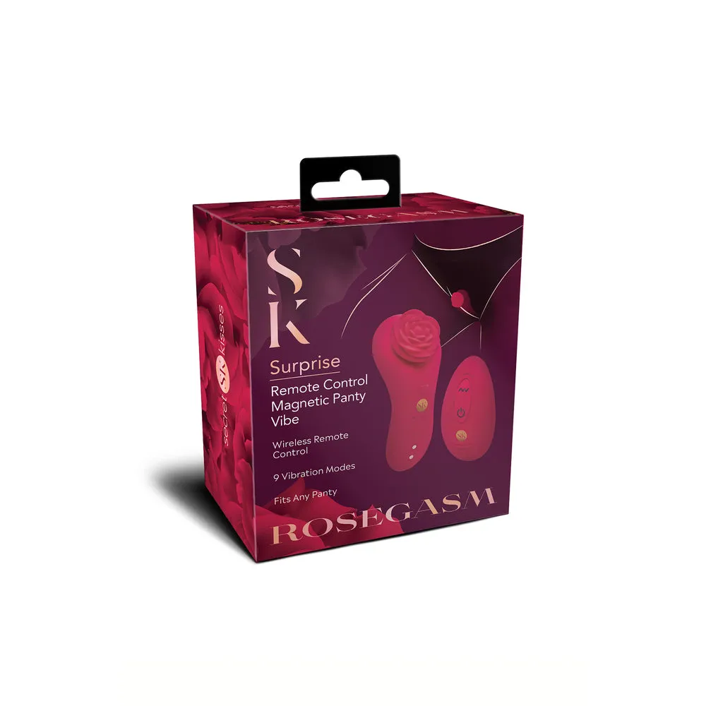 Secret Kisses Rosegasm Surprise Remote Control Panty Vibrator