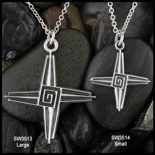 St. Brigid's Crosses in Sterling Silver