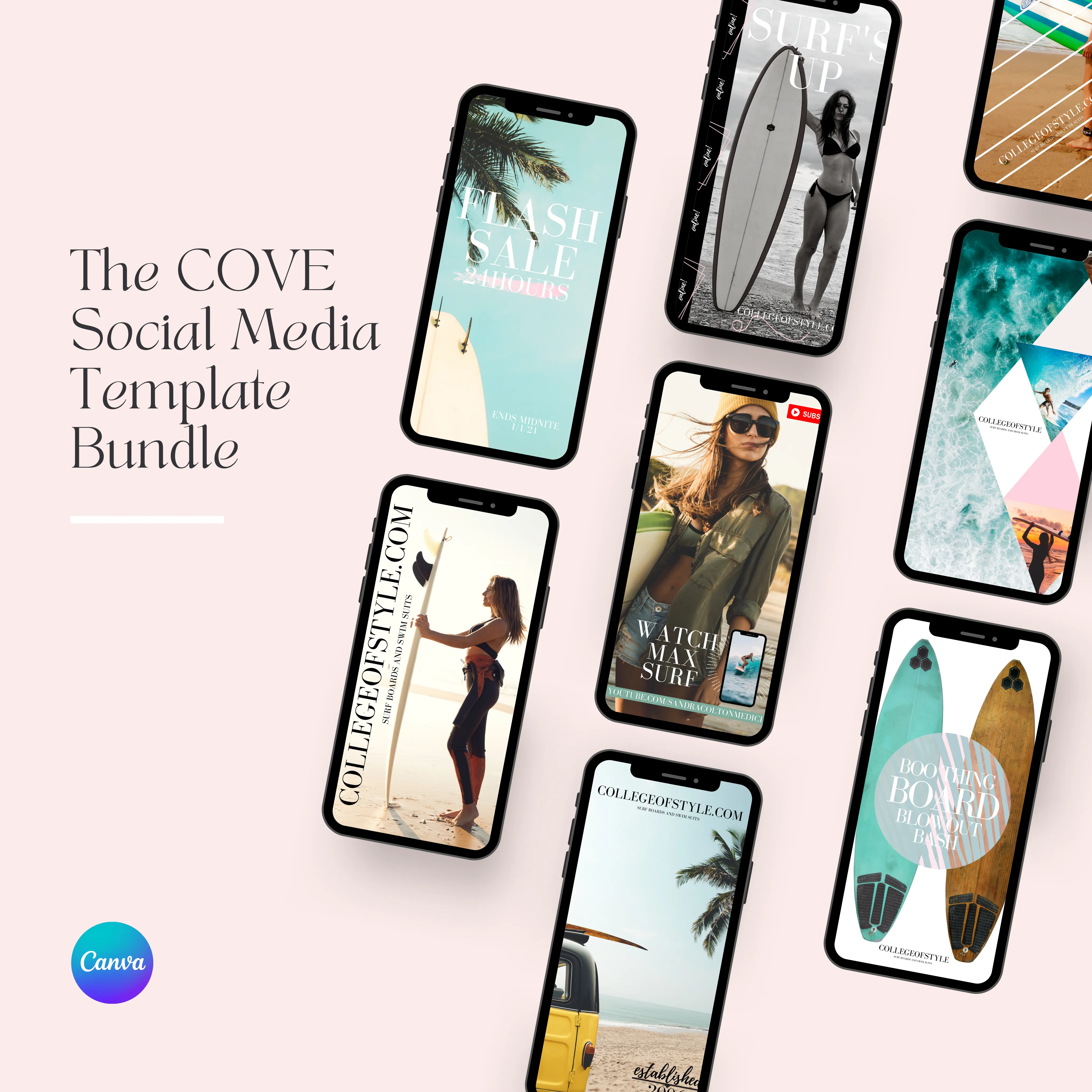 The Cove Social Media Template Bundle
