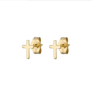 Tiny Cross Studs