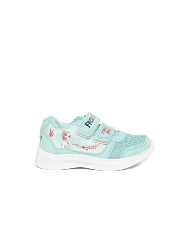 toothless Disney Frozen Kids Girls Sea Green Sports Shoes(FZPGSP3002-10-11Y)
