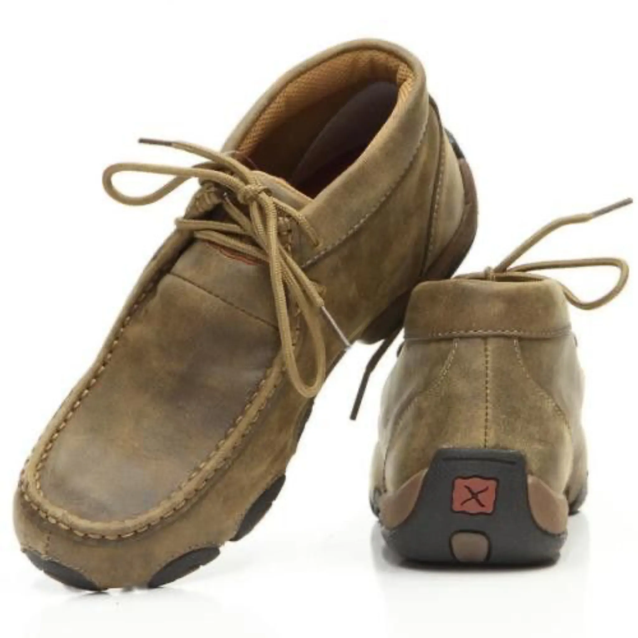 TWISTED X WOMEN'S CHUKKA DRIVING MOC TOE BOMBER - WDM0001